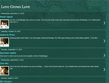 Tablet Screenshot of lovegrowslove.blogspot.com