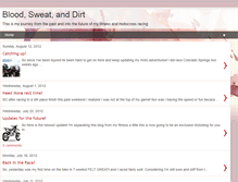 Tablet Screenshot of bloodsweatanddirt.blogspot.com