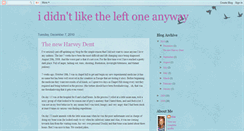 Desktop Screenshot of myleftone.blogspot.com