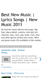 Mobile Screenshot of best-newmusic.blogspot.com