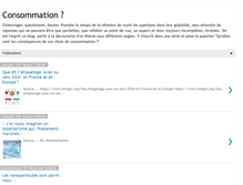 Tablet Screenshot of interrogationconsommation.blogspot.com