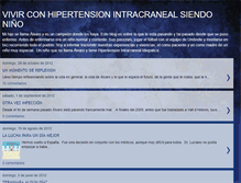 Tablet Screenshot of lavidaconhipertensionintracraneal.blogspot.com