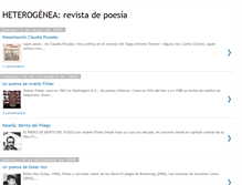 Tablet Screenshot of heterogeneapoesia.blogspot.com
