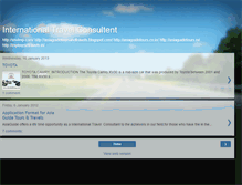 Tablet Screenshot of international-travel-consultent.blogspot.com