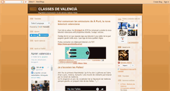 Desktop Screenshot of classesdevalencia.blogspot.com