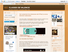 Tablet Screenshot of classesdevalencia.blogspot.com