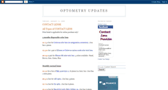 Desktop Screenshot of optometry-updates.blogspot.com