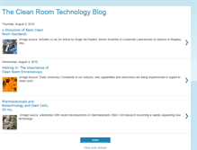 Tablet Screenshot of cleanroomtechnologyblog.blogspot.com