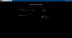 Desktop Screenshot of girlplaycom.blogspot.com