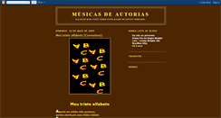 Desktop Screenshot of musicadeautoria.blogspot.com