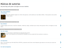 Tablet Screenshot of musicadeautoria.blogspot.com