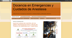 Desktop Screenshot of emergenciasyanestesia.blogspot.com