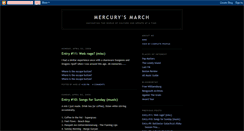 Desktop Screenshot of mercurysmarch.blogspot.com