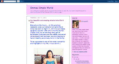 Desktop Screenshot of emmasbetterworld.blogspot.com