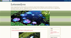 Desktop Screenshot of lotusandyou.blogspot.com