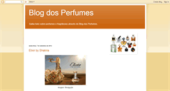 Desktop Screenshot of blogdosperfumes.blogspot.com