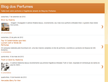 Tablet Screenshot of blogdosperfumes.blogspot.com
