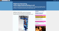 Desktop Screenshot of nightclubmarketing.blogspot.com