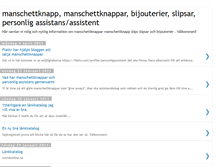 Tablet Screenshot of manschettknapparna.blogspot.com