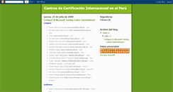 Desktop Screenshot of centrosdecertificacion.blogspot.com