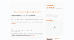 Desktop Screenshot of polimerowe.blogspot.com