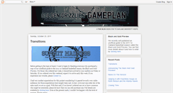 Desktop Screenshot of grizzliesgameplan.blogspot.com