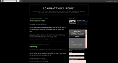Desktop Screenshot of dominattyrix.blogspot.com