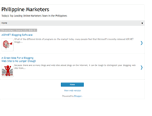 Tablet Screenshot of philippinemarketers.blogspot.com