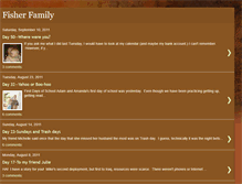 Tablet Screenshot of mikerobinfisherfamily.blogspot.com