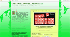 Desktop Screenshot of adiccionesvscreatividad.blogspot.com