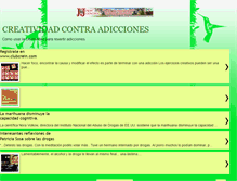 Tablet Screenshot of adiccionesvscreatividad.blogspot.com