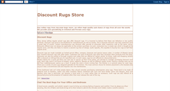 Desktop Screenshot of discountrugs.blogspot.com