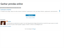 Tablet Screenshot of ganharprendas.blogspot.com