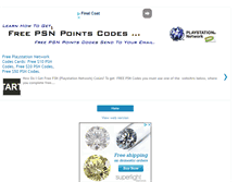 Tablet Screenshot of freepsncodes1.blogspot.com