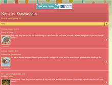 Tablet Screenshot of notjustsandwiches.blogspot.com