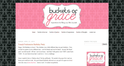 Desktop Screenshot of buckets-of-grace.blogspot.com