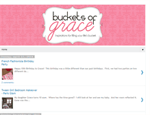 Tablet Screenshot of buckets-of-grace.blogspot.com