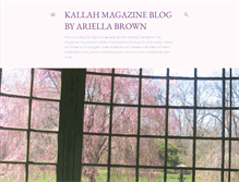 Tablet Screenshot of kallahmagazine.blogspot.com