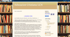 Desktop Screenshot of educacioncristianalcn.blogspot.com