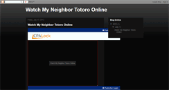 Desktop Screenshot of my-neighbor-totoro-full-movie.blogspot.com