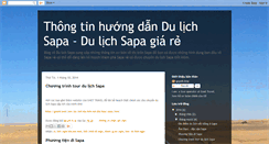 Desktop Screenshot of dulichsapa-gnettravel.blogspot.com