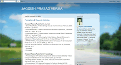 Desktop Screenshot of jagdishverma.blogspot.com