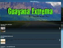 Tablet Screenshot of guayanaextrema.blogspot.com