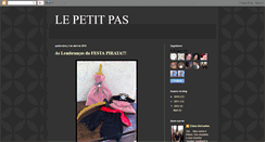 Desktop Screenshot of lepetitpas.blogspot.com