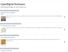 Tablet Screenshot of cyberdigitalprofessors.blogspot.com