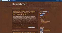 Desktop Screenshot of claudabroad.blogspot.com