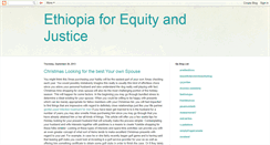 Desktop Screenshot of ethiopiajustice.blogspot.com