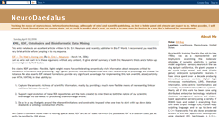 Desktop Screenshot of neurodaedalus.blogspot.com