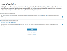 Tablet Screenshot of neurodaedalus.blogspot.com