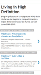 Mobile Screenshot of livinginhighdefinition.blogspot.com